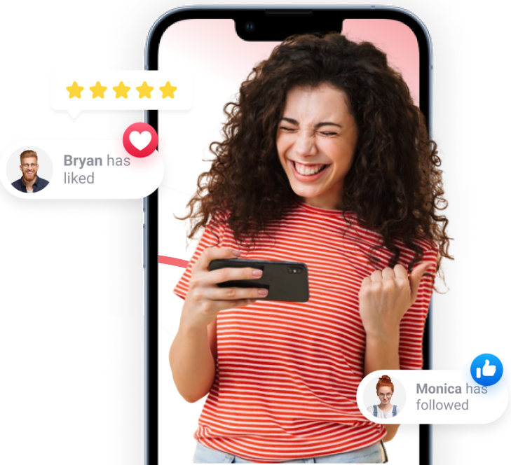 Frendee app on a phone